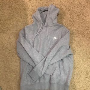 Grey Mens Nike Hoodie, lightly worn. Perfect condition.